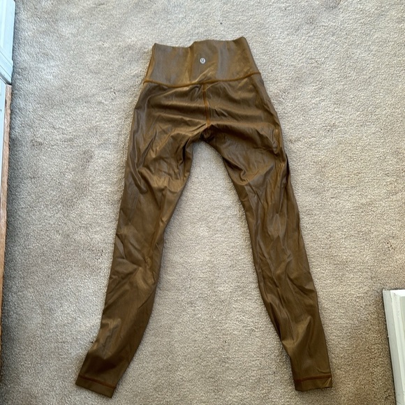 special edition gold lululemon leggings - Picture 2 of 4